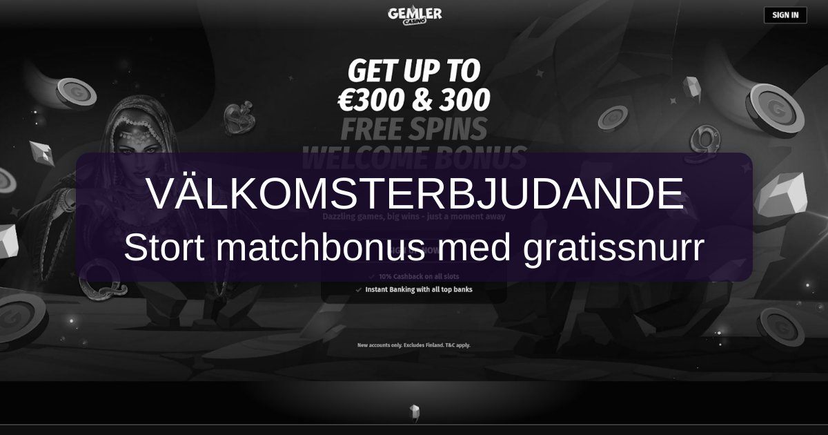 Gemler Casino Sverige - Snabba uttag och trygg spelupplevelse